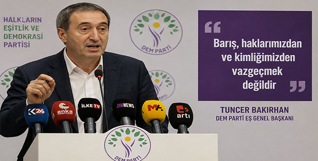 Tuncer Bakırhan’dan Barış Süreci Çağrısı: “Barış, Haklarımızdan Ve Kimliğimizden Vazgeçmek Değildir”