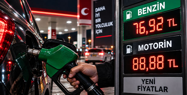 Akaryakıta Gece Yarısı Dev Zam: Motorine 7,72 TL, Benzine 2,48 TL Zam Geldi