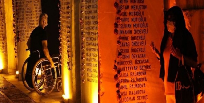 17 Ağustos 1999'da meydana gelen depremde yaşamını yitirenler anıldı