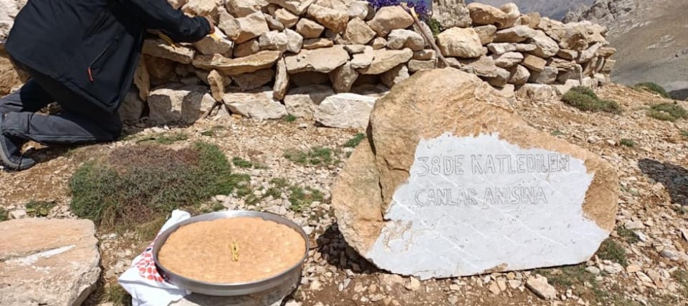 1938’de Erzincan Zini Gediği’nde katledilenler anıldı!
