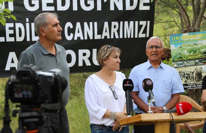 1938’de Zini gediğinde Katledilen canlar Kılıçkaya köyünde anıldı  