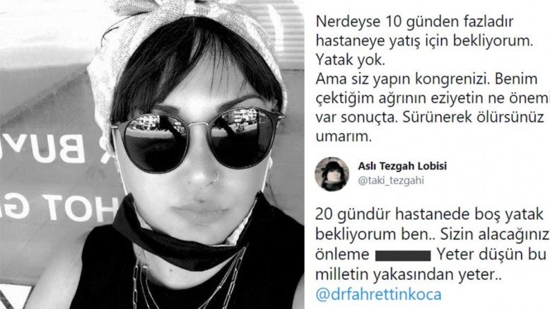 25 gün yatak sırası beklediğini söyleyen Aslı Özkısırlar hayatını kaybetti