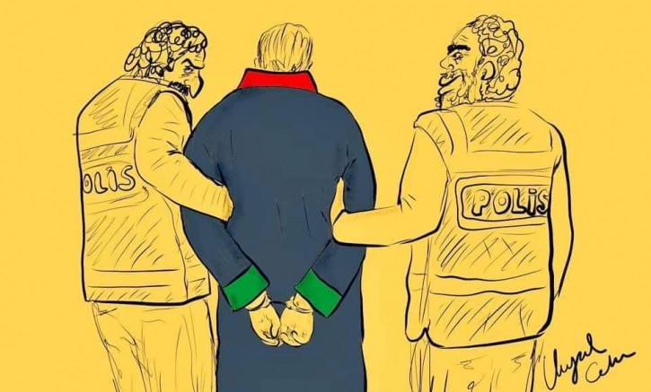 60 Avukattın gözaltına alınmasına tepki geldi: