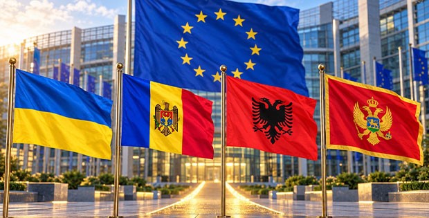 AB’den Yeni Genişleme Yol Haritası: Ukrayna, Moldova, Arnavutluk ve Karadağ İçin Üyelik Süreci Hızlandırılacak