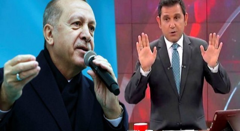 AKP’li Cumhurbaşkanı Erdoğan’dan Fatih Portakal hakkında suç duyurusu