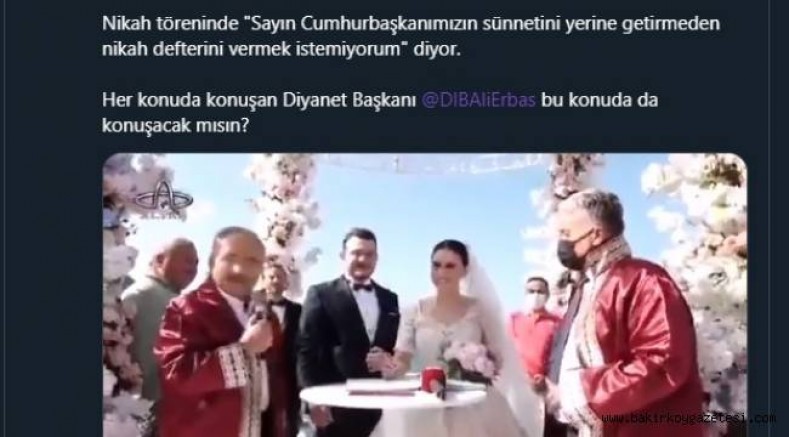 AKP'li vekil Erdoğan'ı peygamber ilan etti: Cumhurbaşkanımızın sünnetini yerine getirmeden..