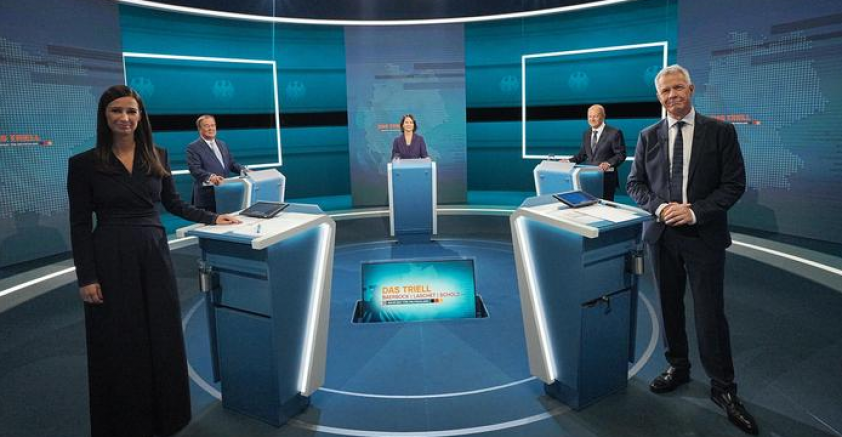     Almanya'da canlı yayının galibi Sosyal Demokrat Parti'nin başbakan adayı Olaf Scholz