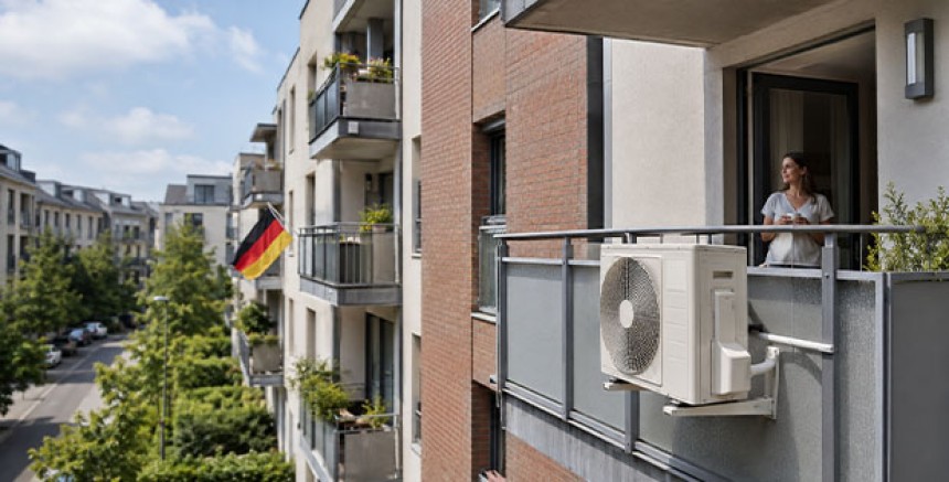 Almanya'da Emsal Karar: Apartman Balkonuna Klima Takılmasının Önü Açıldı