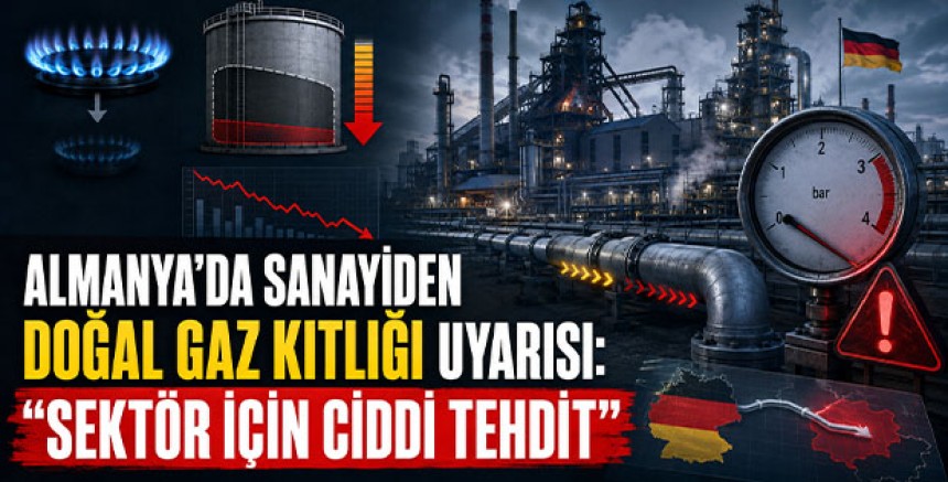Almanya’da Sanayiden Doğal Gaz Kıtlığı Uyarısı: “Sektör İçin Ciddi Tehdit”