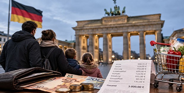 Almanya'da Yoksulluk Sınırı 1.450 Avro! Dört Kişilik Aile İçin 3 Bin Avroyu Aşıyor