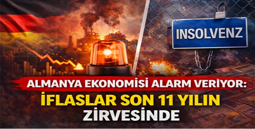 Almanya Ekonomisi Alarm Veriyor: İflaslar Son 11 Yılın Zirvesinde