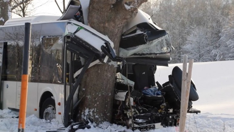 Almanya'nın Erzgebirge Bölgesinde Otobüs Kazası: 1 Çocuk Hayatını Kaybetti, 13 Kişi Ağır Yaralandı