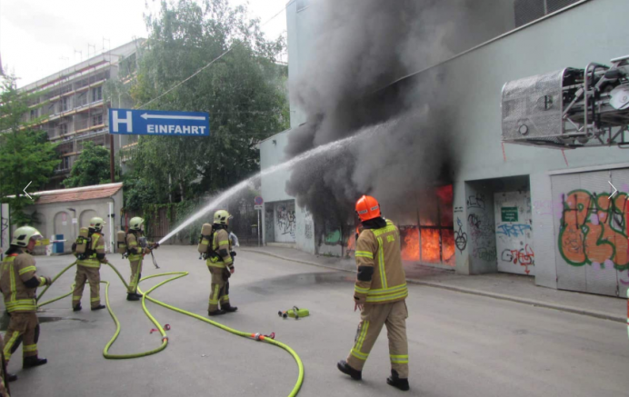 Graz Annenstrasse'de Yangın 