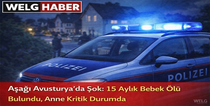 “Aşağı Avusturya’da Şok: 15 Aylık Bebek Ölü Bulundu, Anne Kritik Durumda”