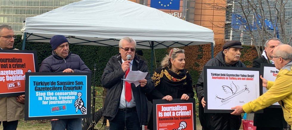 ATGB’den Özgür basın için Brüksel’den çağrı