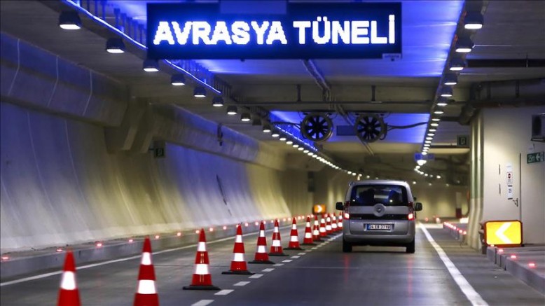 Avrasya Tüneli geçiş ücretlerine 1 Şubattan itibaren yüzde 56 zam yapıldı