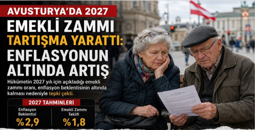 Avusturya’da 2027 Emekli Zammı Tartışma Yarattı: Enflasyonun Altında Artış