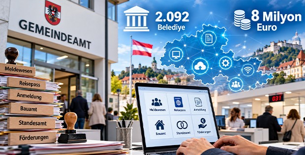 Avusturya’da Belediye İşlemleri Değişiyor: 2.092 Belediyeyi Kapsayan 8 Milyon Euroluk Dijital Proje
