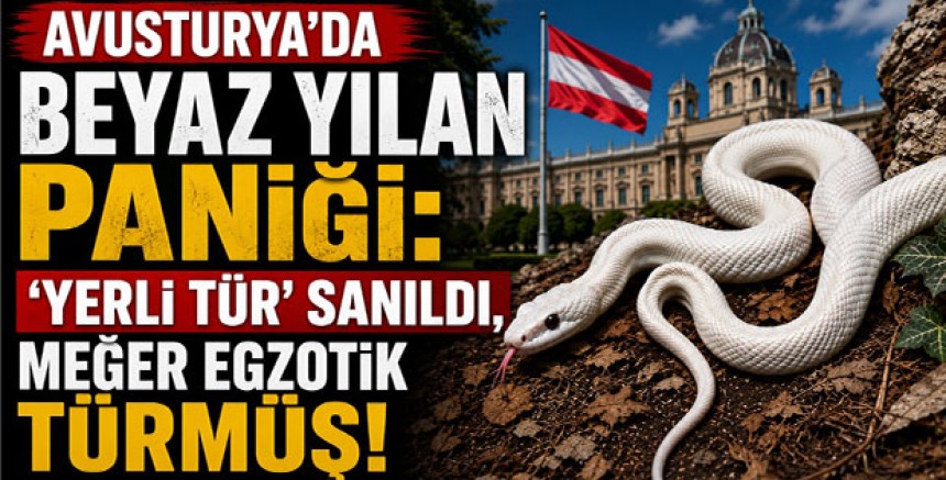 Avusturya’da Beyaz Yılan Paniği: “Yerli Tür” Sanıldı, Meğer Egzotik Türmüş