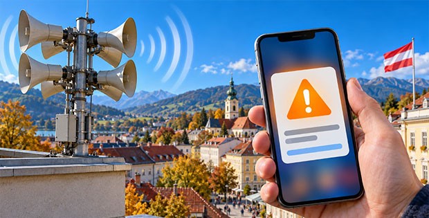 Avusturya’da Bugün Sirenler Çalacak: Telefonlara AT-Alert Mesajı Gelecek