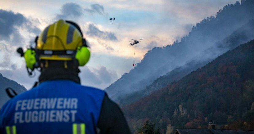 Avusturya’da büyük orman yangını