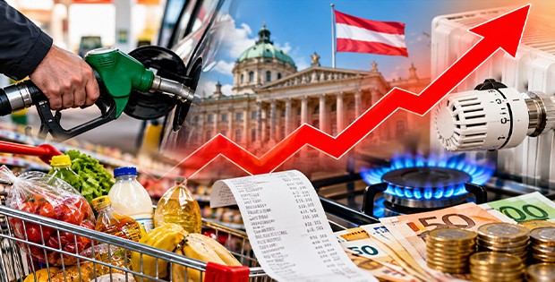 Avusturya’da Enflasyon Yeniden Yükseldi: Akaryakıt ve Isınma Zamları Halkın Cebini Yakıyor!