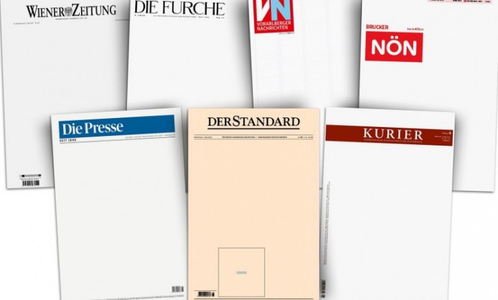 Avusturya’da Gazeteler Boş Manşetle Çıktı