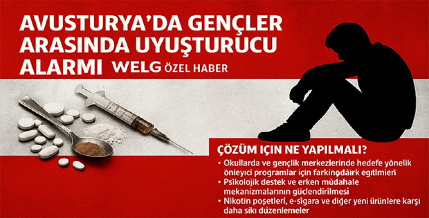 Avusturya’da Gençler Arasında Uyuşturucu Alarmı