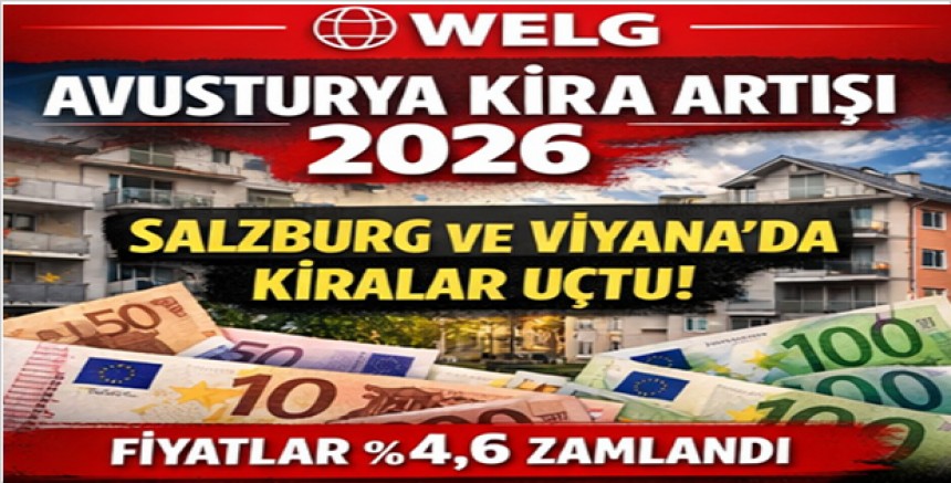Avusturya’da Kira Artışı 2026: Salzburg ve Viyana’da Fiyatlar Rekor Seviyede