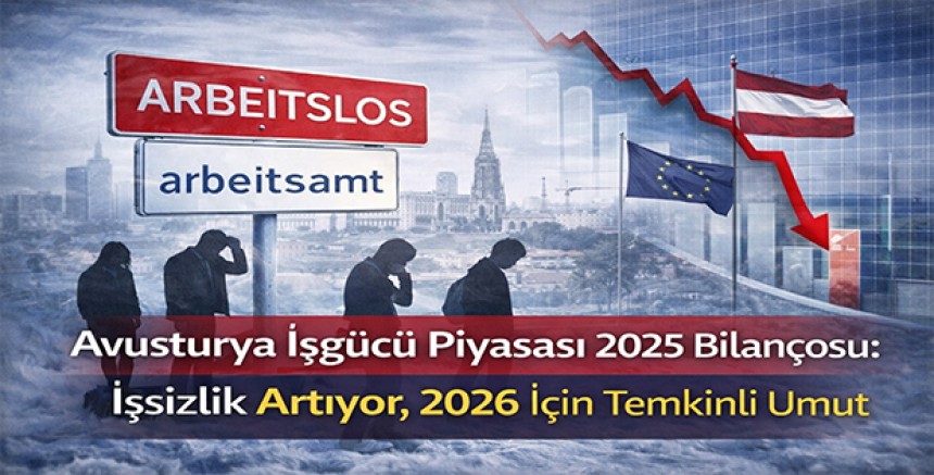 Avusturya İşgücü Piyasası 2025 Bilançosu: İşsizlik Artıyor, 2026 İçin Temkinli Umut