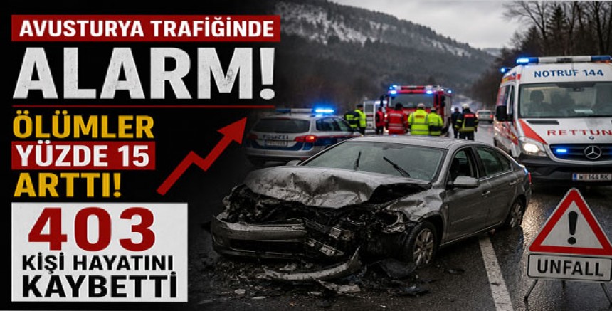 Avusturya Trafiğinde Alarm: Ölümler Yüzde 15 Arttı, 403 Kişi Hayatını Kaybetti