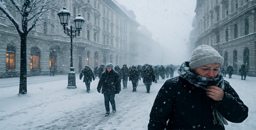 Avusturya’ya “Kar Duvarı” Geliyor – Üç Eyalette Kırmızı Uyarı, Viyana ve Aşağı Avusturya’da Buzlanma Tehlikesi