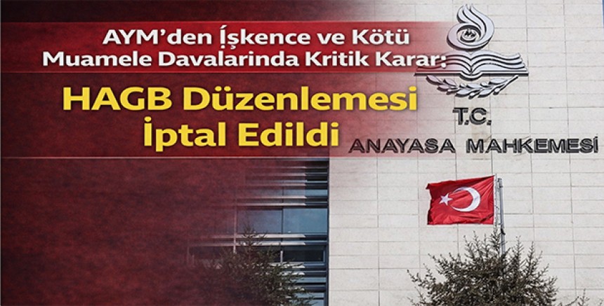 AYM’den İşkence ve Kötü Muamele Davalarında Kritik Karar: HAGB Düzenlemesi İptal Edildi