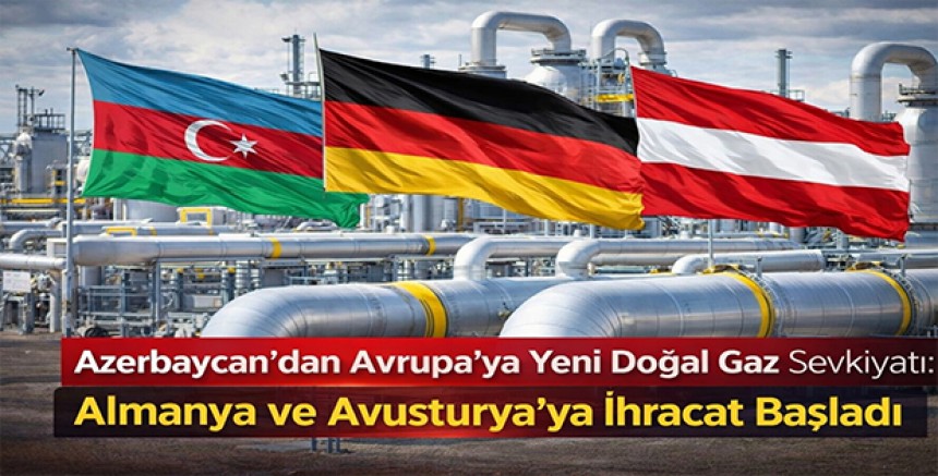 Azerbaycan’dan Avrupa’ya Yeni Doğal Gaz Sevkiyatı: Almanya ve Avusturya’ya İhracat Başladı