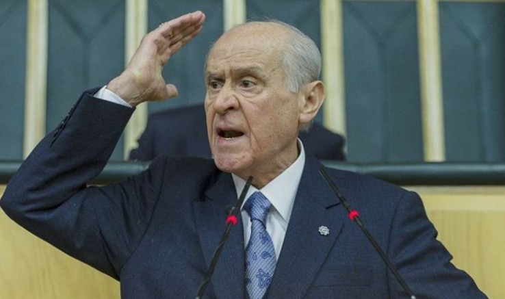 Bahçeli, HDP üzerinden İYİ Parti’ye yüklendi: Terörist Demirtaş’ı aynı üslupla öven bunlar değil midir?