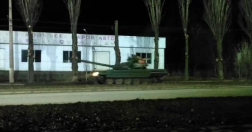 Başkent Kiev'de patlama ve siren sesleri 