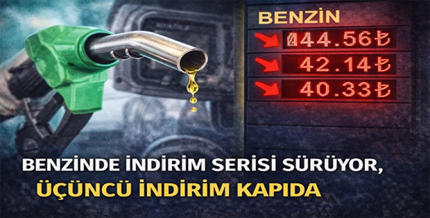 Benzinde İndirim Serisi Sürüyor, Üçüncü İndirim Kapıda