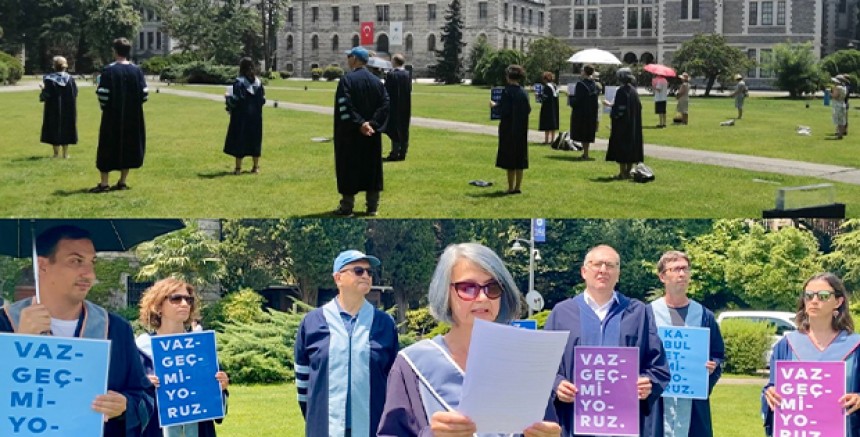 Bir çoğunuz unutunuz amma: Boğaziçi Üniversitesi’nde akademisyenlerin nöbeti 624. gününde