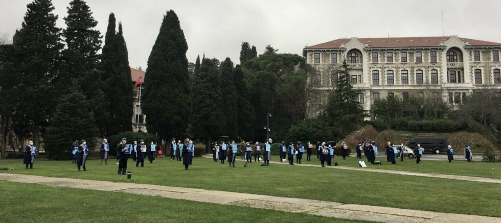 Boğaziçili akademisyenleri 245. gününde de “Kabul etmiyoruz, vazgeçmiyoruz” dedi