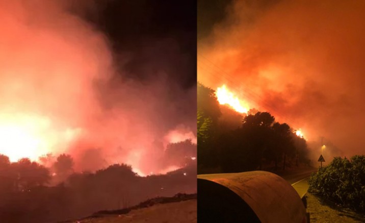 Çeşme Cayır cayır yanıyor