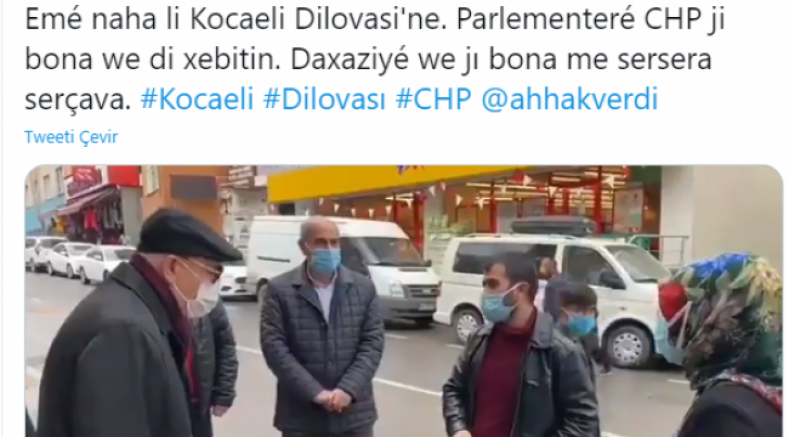 CHP’li vekil vatandaşlarla Kürtçe sohbet etti