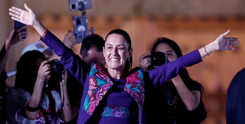 Claudia Sheinbaum Meksika'nın İlk Kadın Devlet Başkanı Oldu