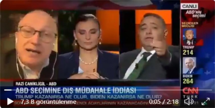 CNN Türk canlı yayınında birbirine hakaret yağdırdılar (VİDEO)
