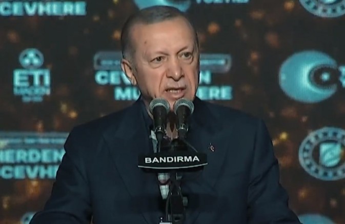 Cumhurbaşkanı Erdoğan, Bandırma Bor Karbür Üretim Tesisi Açılış Töreni'nde konuştu 