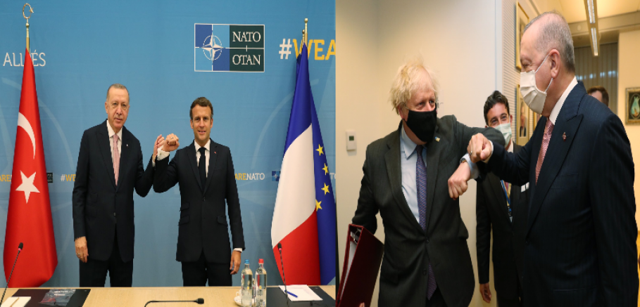 Cumhurbaşkanı Erdoğan, NATO Liderler Zirvesinde ikili temaslara devam ediyor