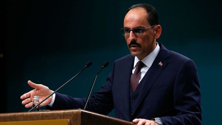  Cumhurbaşkanlığı Sözcüsü İbrahim Kalın: Biden’a karşılık verilecek