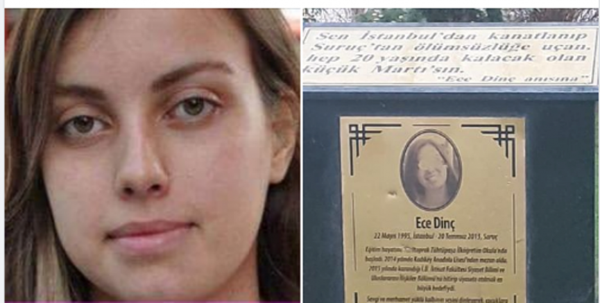 DAIŞ tarafından patlatılan bombayla katledilen Ece Dinç’in mezarı tahrip edildi