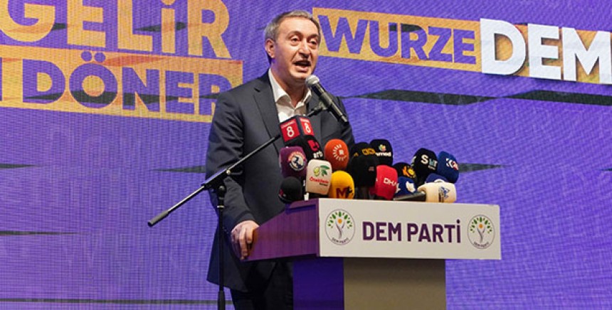 DEM Parti Diyarbakır’da Eş Başkan Adaylarını Tanıttı
