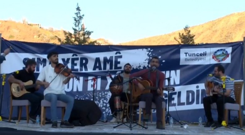 Dersim’de Sanatçı Mehmet Atlı Konserine büyük ilgi (VİDEO)
