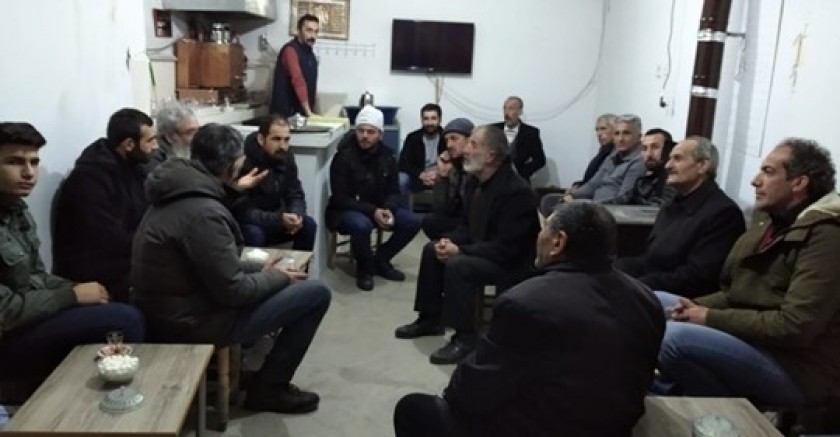 DİRENİŞLER MECLİSİ ÜYELERİ DEPREM BÖLGESİNDE HALKIMIZIN İÇİNDE